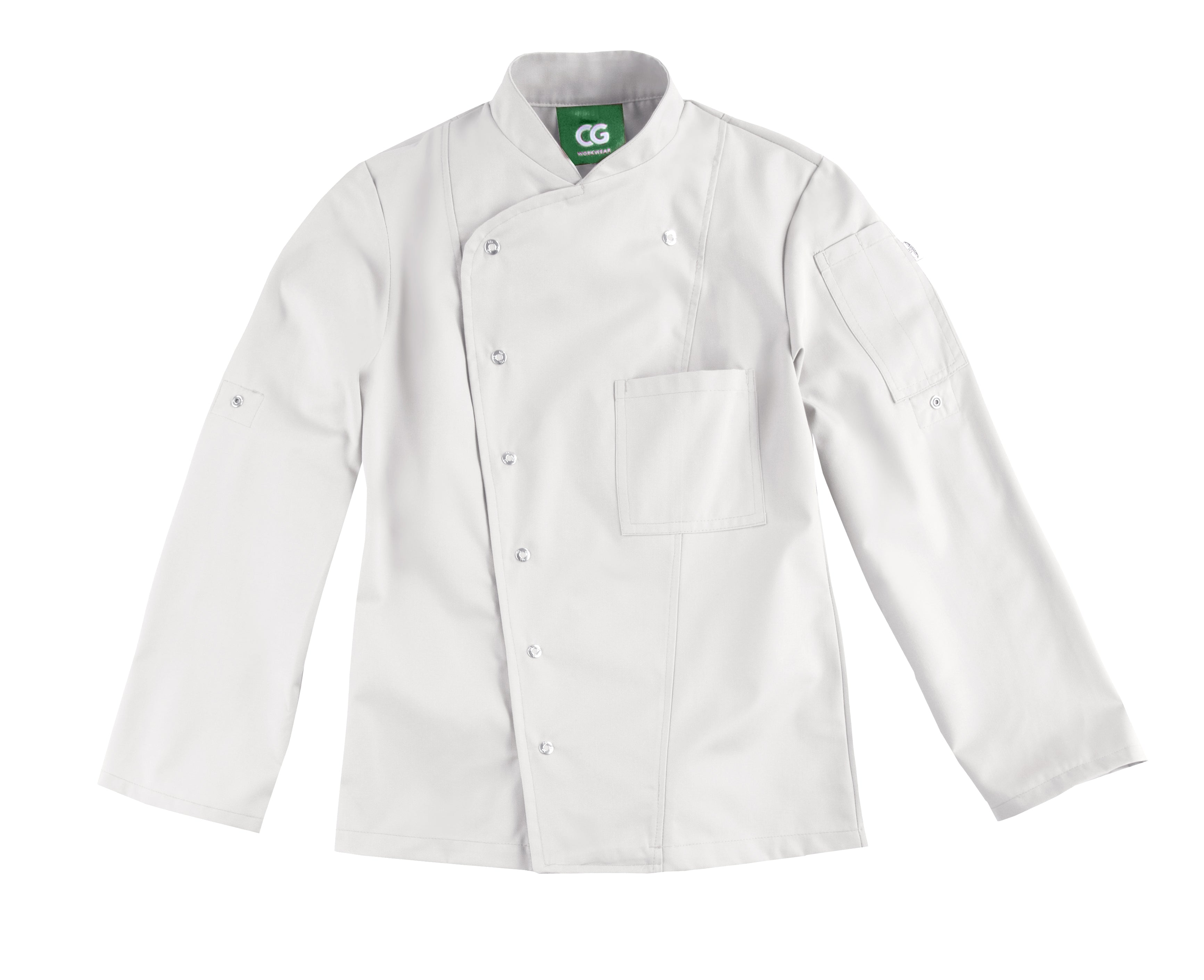 Epic Label Blousons Cg Workwear Cgw03105 Veste De Cuisine Femme Turin Greenature Bio