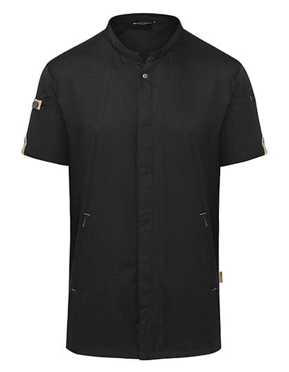Epic Label Blousons Karlowsky Ky052 Veste De Cuisine À Manches Courtes Green-Generation Recyclé