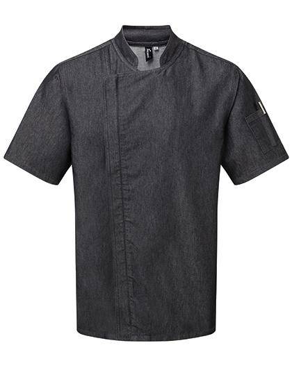Epic Label Blousons Premier Workwear Pr906 Chefs Zip-Close Short Sleeve Jacket