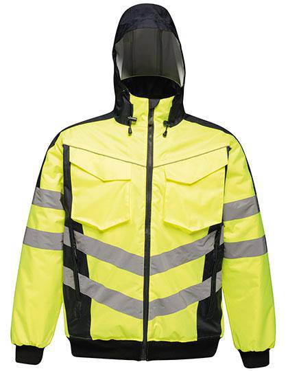 Epic Label Blousons Regatta High Visibility Tra314 Hi-Vis Pro Bomber Jacket