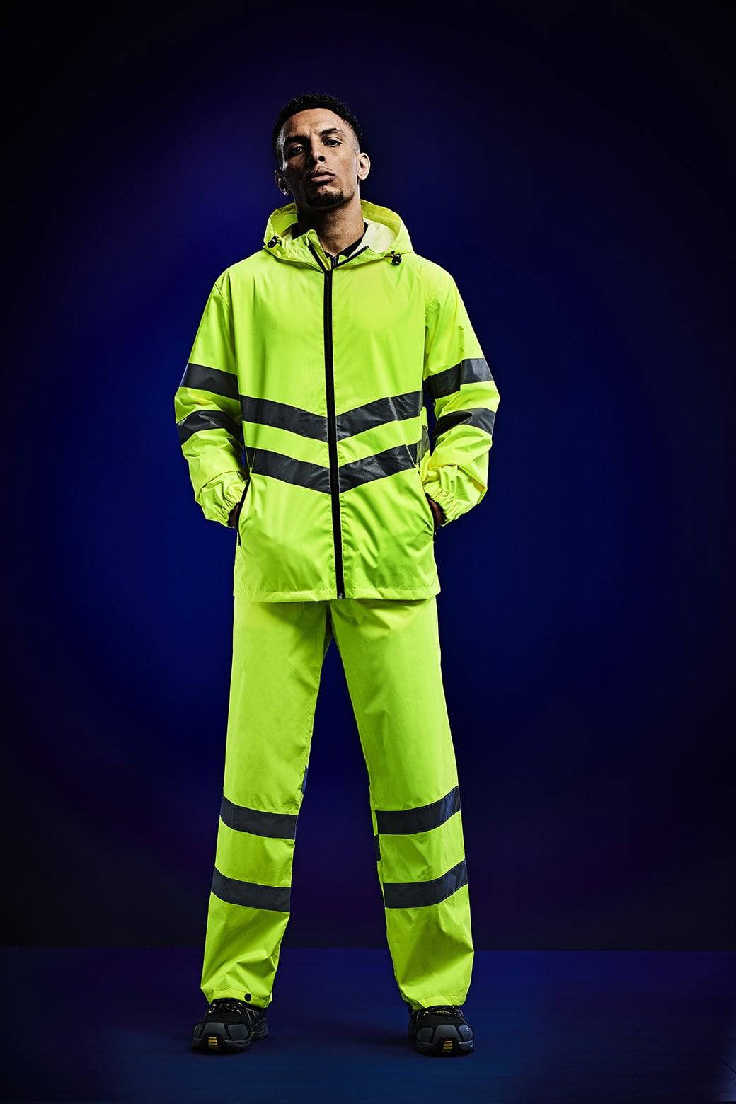 Epic Label Blousons Regatta High Visibility Trw497 Hi-Vis Pro Packaway Jacket