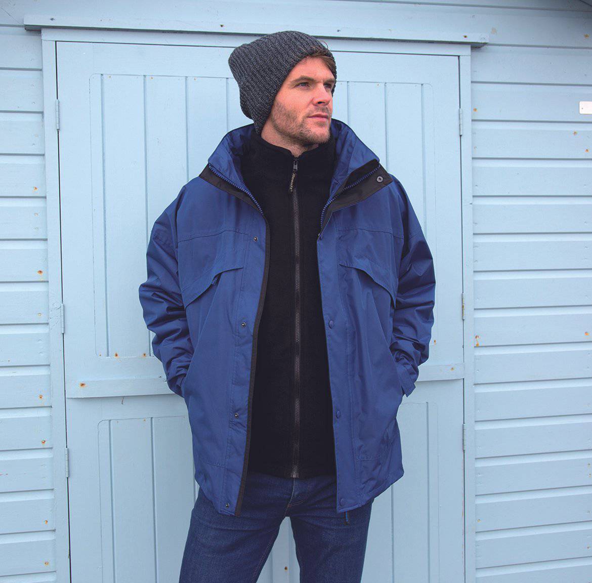 Epic Label Blousons Result R068X 3-In-1 Zip & Clip Jacket