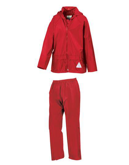 Epic Label Blousons Result R095J Junior Waterproof Jacket & Trouser Set