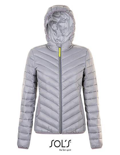 Epic Label Blousons Sol´S 01621 Doudoune Light À Capuche Pour Femme