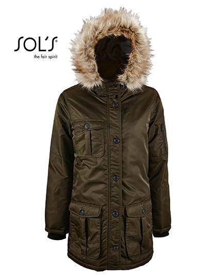 Epic Label Blousons Sol´S 02107 Parka Chaude Et Imperméable Femme