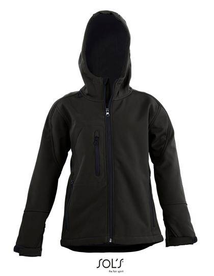 Epic Label Blousons Sol´S 46603 Softshell Enfant À Capuche