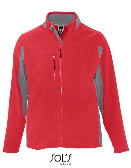 Epic Label Blousons Sol´S 55500 Veste Polaire Bicolore Zippée Homme