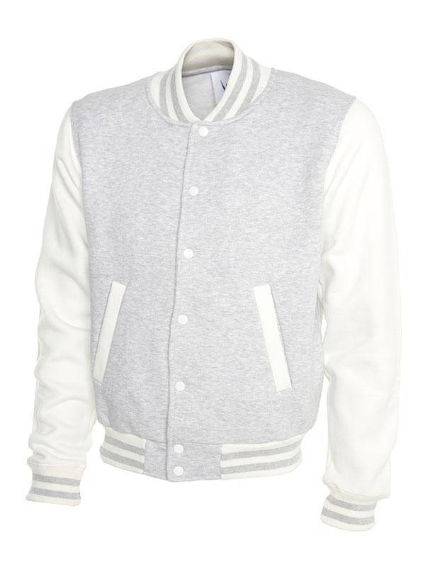 Epic Label Blousons Uneek Clothing UC525 Mens Varsity Jacket Mixte