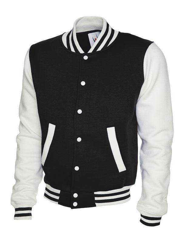 Epic Label Blousons Uneek Clothing UC525 Mens Varsity Jacket Mixte