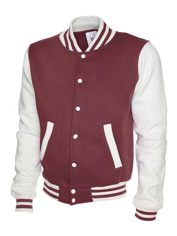 Epic Label Blousons Uneek Clothing UC525 Mens Varsity Jacket Mixte