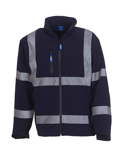 Epic Label Blousons Yoko Hvk09 High Visibility 2 Bands & Braces Softshell Jacket