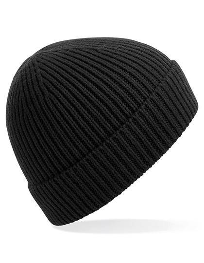 Epic Label Bonnets Beechfield B380 Bonnet En Maille Côtelée À Pinces Invisibles