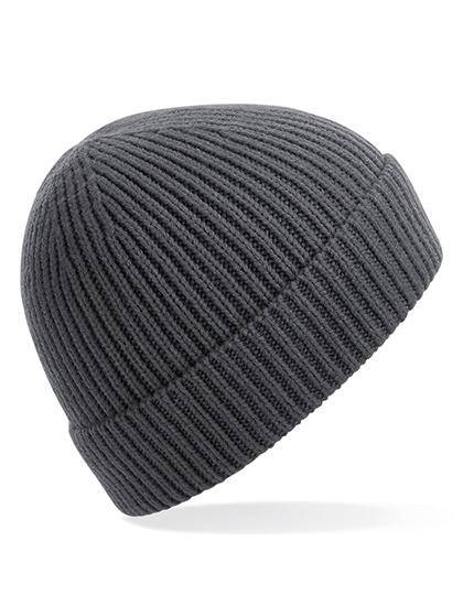 Epic Label Bonnets Beechfield B380 Bonnet En Maille Côtelée À Pinces Invisibles