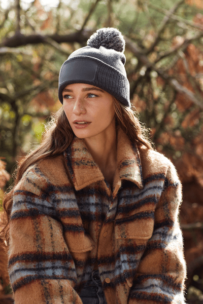 Epic Label Bonnets Beechfield B443 Bonnet À Patch Snowstar®