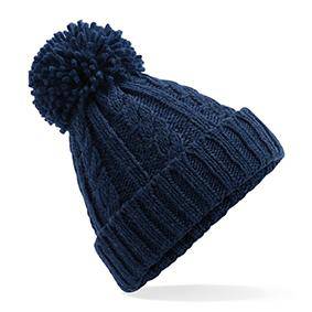 Epic Label Bonnets Beechfield B480 Bonnet En Laine Mélangée Torsadée