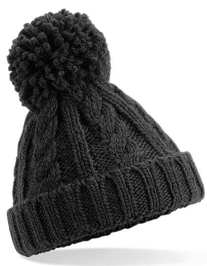Epic Label Bonnets Beechfield B480A Infant Cable Knit Melange Beanie