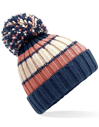 Epic Label Bonnets Beechfield CB392 Bonnet Hygge À Rayures