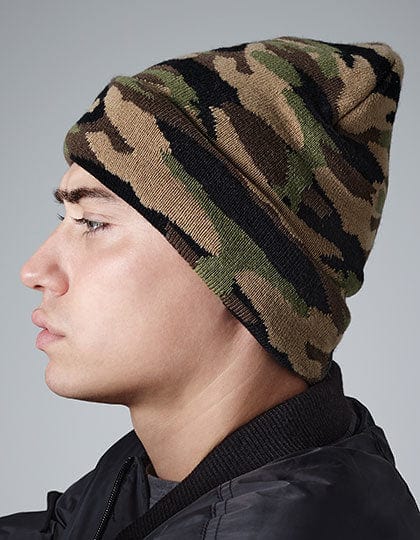 Epic Label Bonnets Beechfield CB419 Bonnet À Revers Camouflage