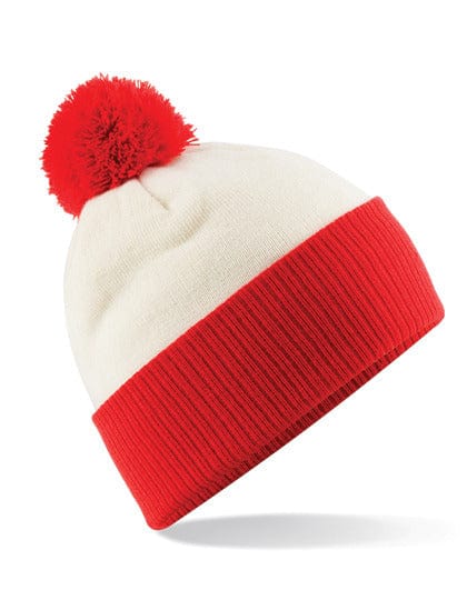 Epic Label Bonnets Beechfield CB451 Bonnet Snowstar À Deux Tons