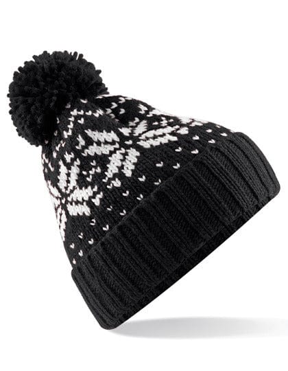 Epic Label Bonnets Beechfield CB456 Bonnet Snowstar Jacquard
