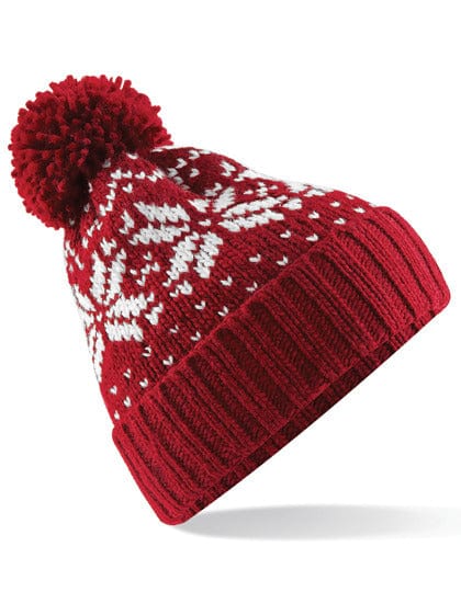 Epic Label Bonnets Beechfield CB456 Bonnet Snowstar Jacquard