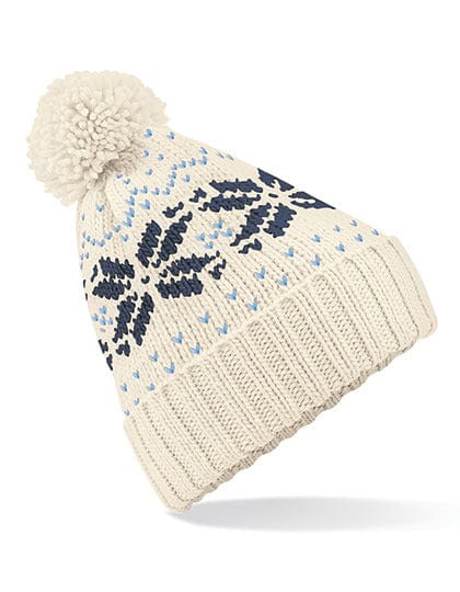 Epic Label Bonnets Beechfield CB456 Bonnet Snowstar Jacquard