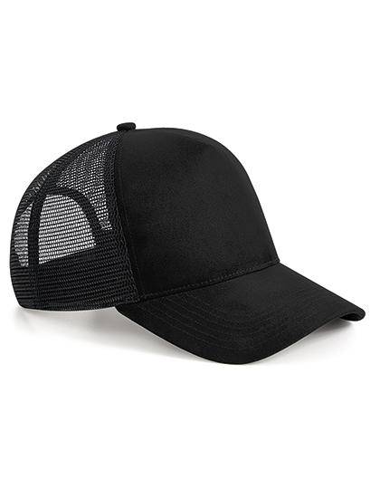 Epic Label Casquettes Beechfield B643 Casquette Filet En Daim Réglable À L’arrière