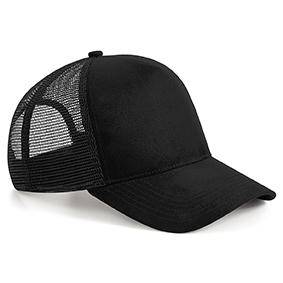 Epic Label Casquettes Beechfield B643 Casquette Filet En Daim Réglable À L’arrière