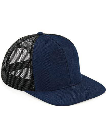 Epic Label Casquettes Beechfield B664 Casquette Filet Originale À 6 Panneaux Et Visière Plate