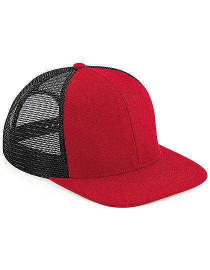 Epic Label Casquettes Beechfield B664 Casquette Filet Originale À 6 Panneaux Et Visière Plate