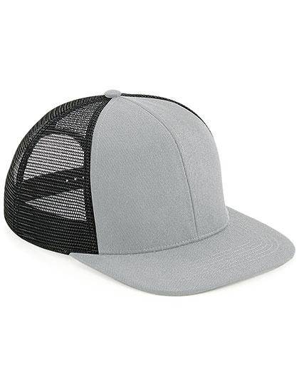 Epic Label Casquettes Beechfield B664 Casquette Filet Originale À 6 Panneaux Et Visière Plate
