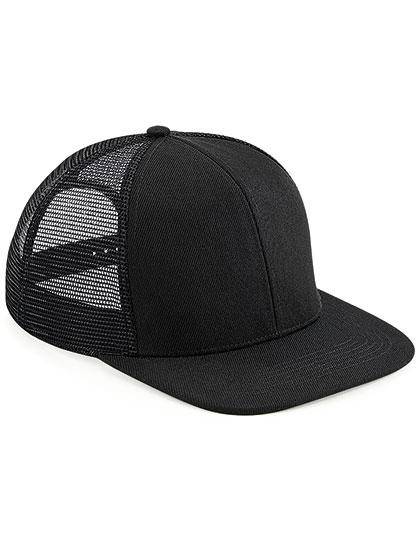 Epic Label Casquettes Beechfield B664 Casquette Filet Originale À 6 Panneaux Et Visière Plate