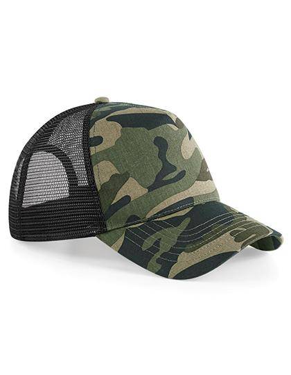 Epic Label Casquettes Beechfield B694 Casquette Américaine Snapback Camo