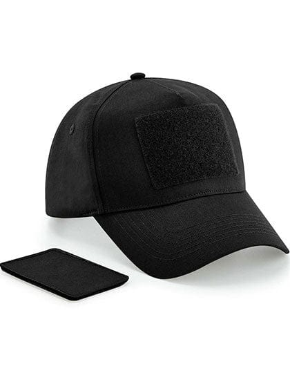 Epic Label Casquettes Beechfield CB638 Casquette À 5 Panneaux Avec Patch Amovible