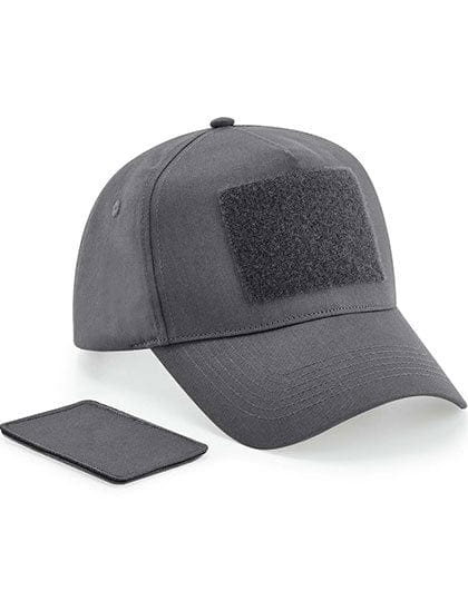 Epic Label Casquettes Beechfield CB638 Casquette À 5 Panneaux Avec Patch Amovible