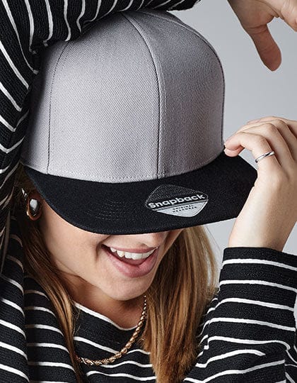 Epic Label Casquettes Beechfield CB661 Casquette Originale Réglable À L'arrière À 6 Panneaux Et Visière Plate