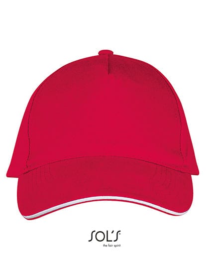 Epic Label Casquettes Sol´S Lc00594 Casquette Cinq Panneaux Long Beach