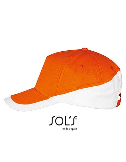 Epic Label Casquettes Sol´S Lc00595 Booster De Casquette Contrastée À 5 Panneaux