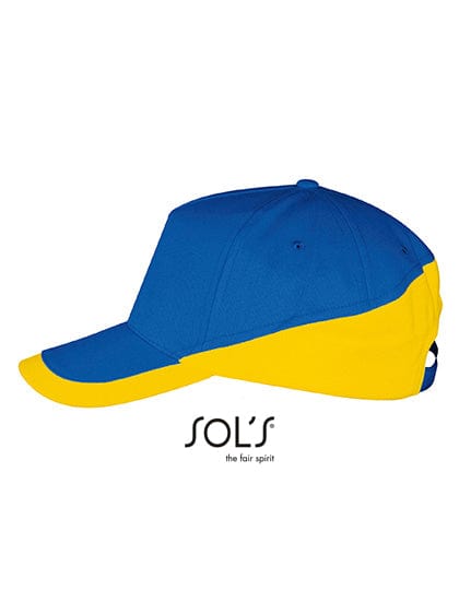 Epic Label Casquettes Sol´S Lc00595 Booster De Casquette Contrastée À 5 Panneaux
