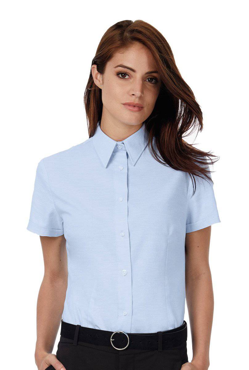 Epic Label Chemise Chemise Oxford à Manches Courtes Pour Femme