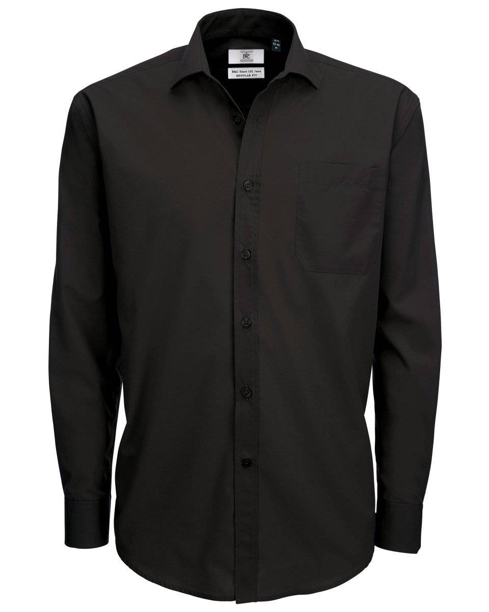 Epic Label Chemise Chemise Smart En Popeline à Manches Longues Pour Homme