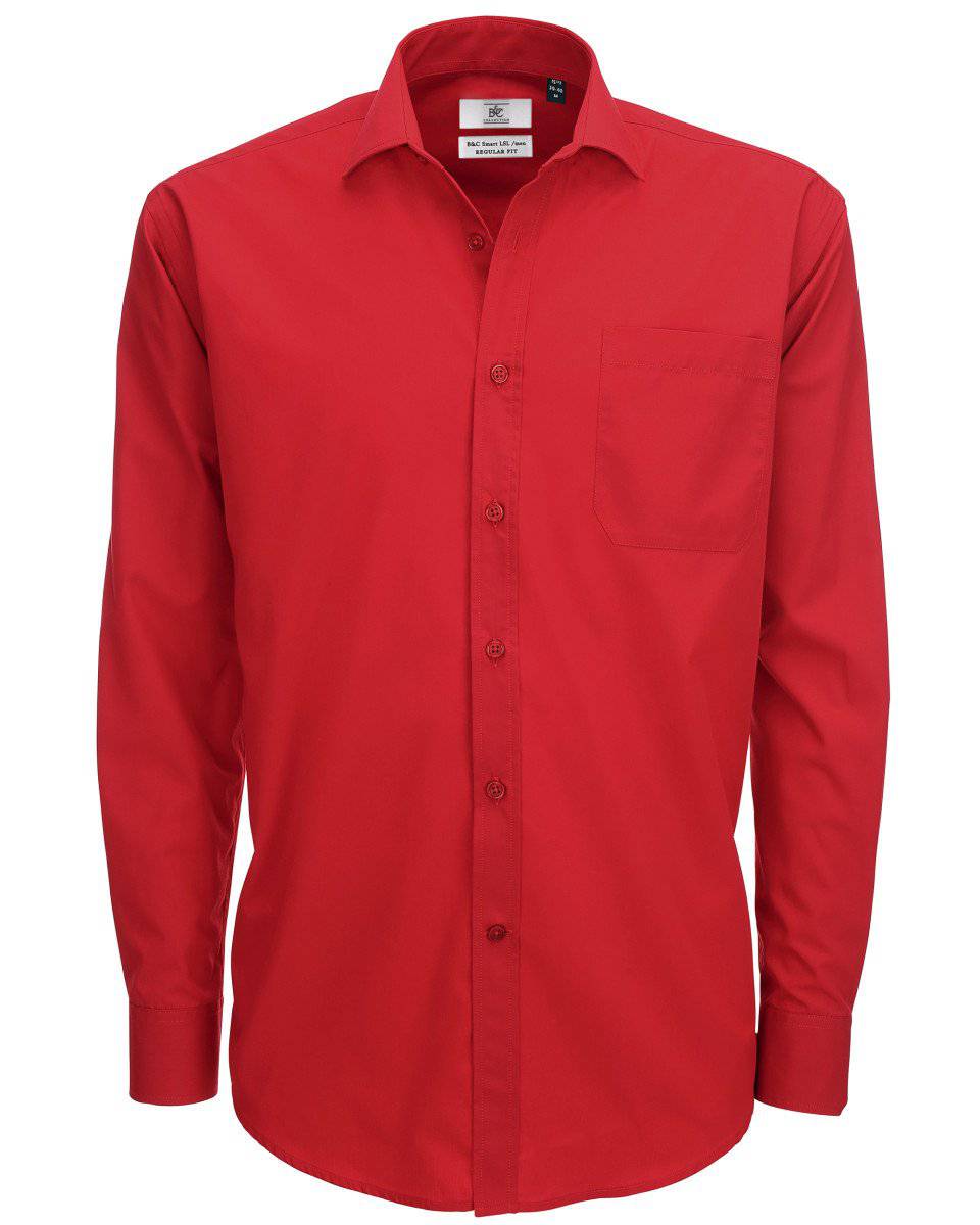 Epic Label Chemise Chemise Smart En Popeline à Manches Longues Pour Homme