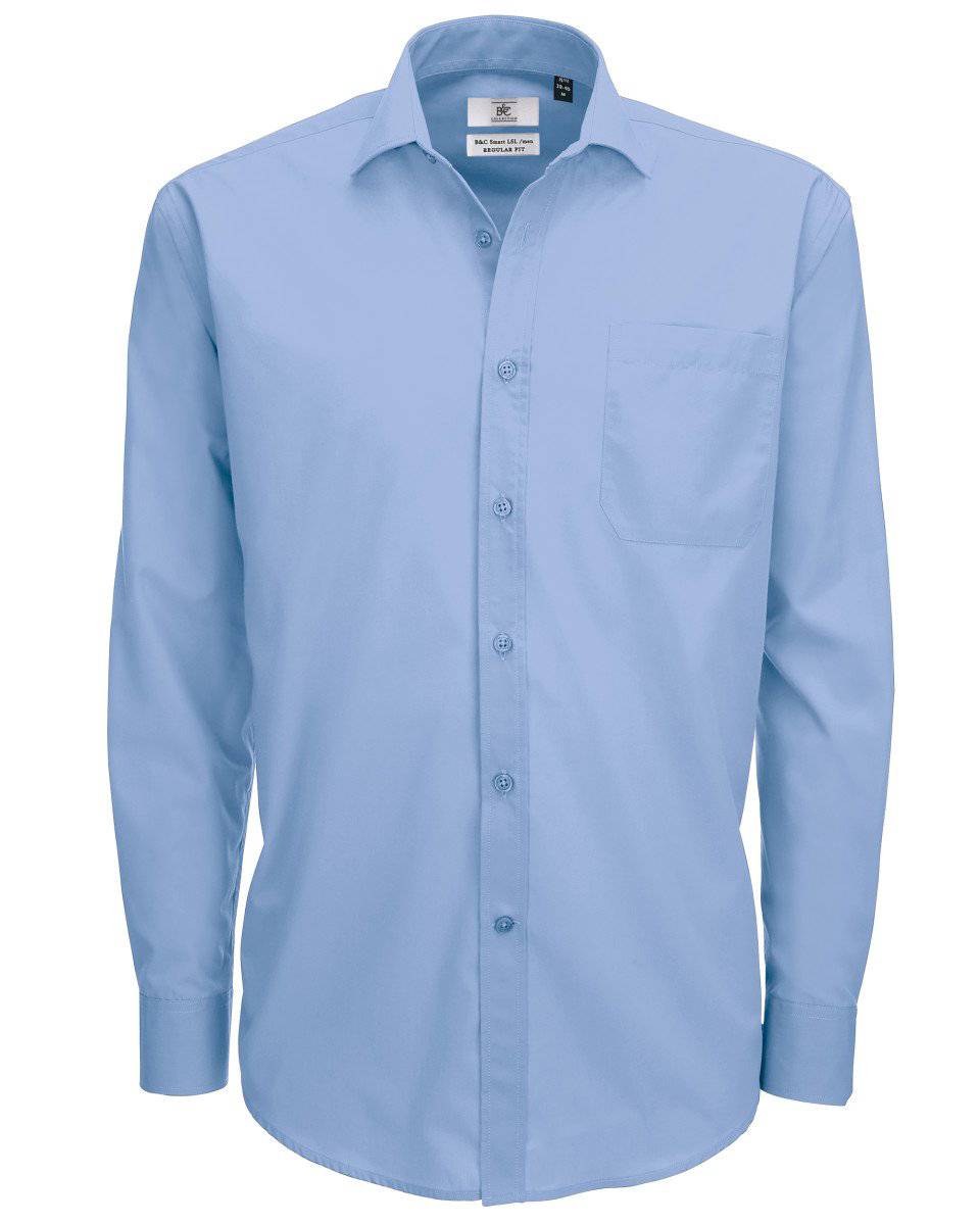 Epic Label Chemise Chemise Smart En Popeline à Manches Longues Pour Homme