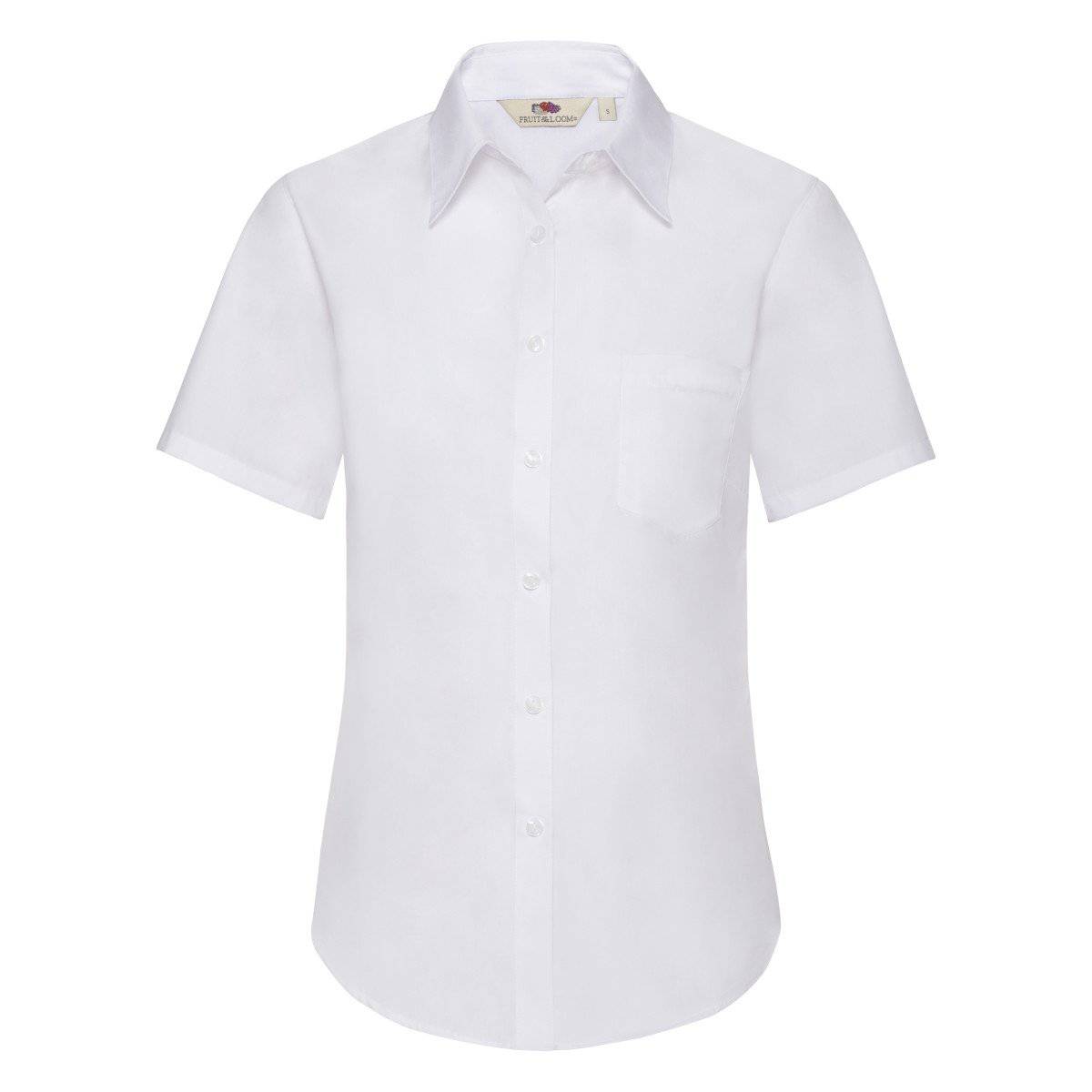 Epic Label Chemise Fruit Of The Loom 650140 Chemise En Popeline À Manches Courtes Femme