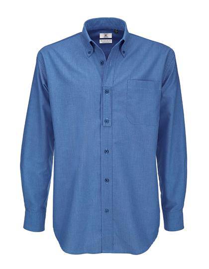 Epic Label Chemises B&C Smo01 Shirt Oxford Long Sleeve /Pour Homme