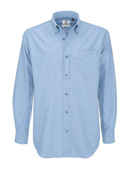 Epic Label Chemises B&C Smo01 Shirt Oxford Long Sleeve /Pour Homme