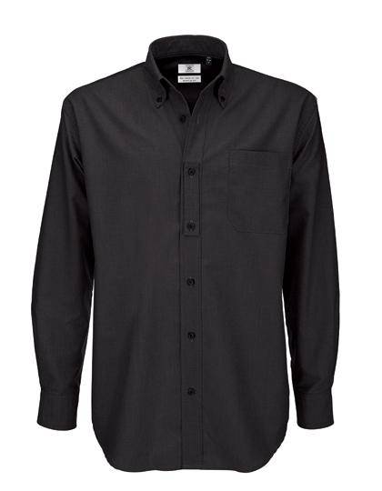 Epic Label Chemises B&C Smo01 Shirt Oxford Long Sleeve /Pour Homme