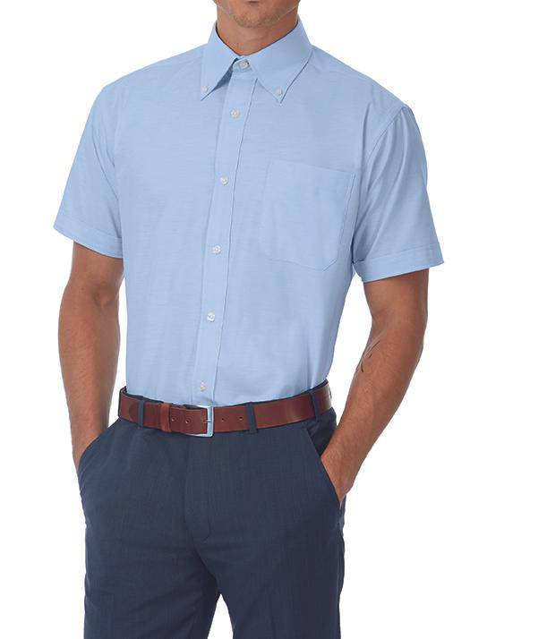 Epic Label Chemises B&C Smo02 Shirt Oxford Short Sleeve /Pour Homme