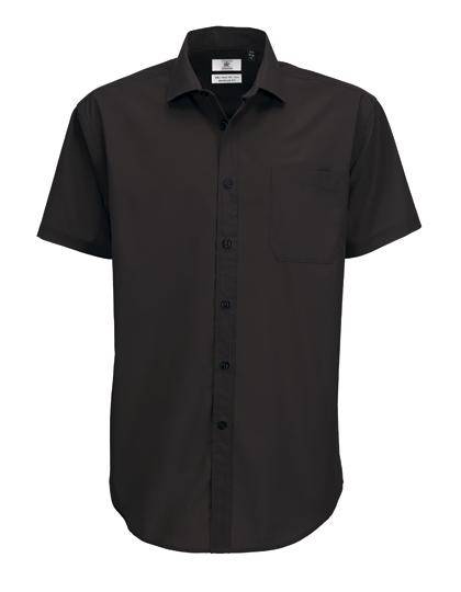 Epic Label Chemises B&C Smp62 Poplin Shirt Smart Short Sleeve / Pour Homme