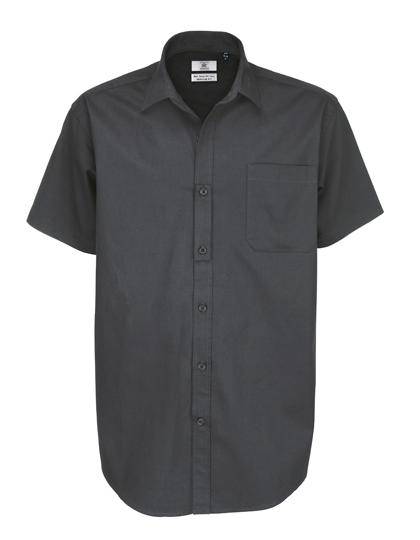 Epic Label Chemises B&C Smt82 Twill Shirt Sharp Short Sleeve / Pour Homme